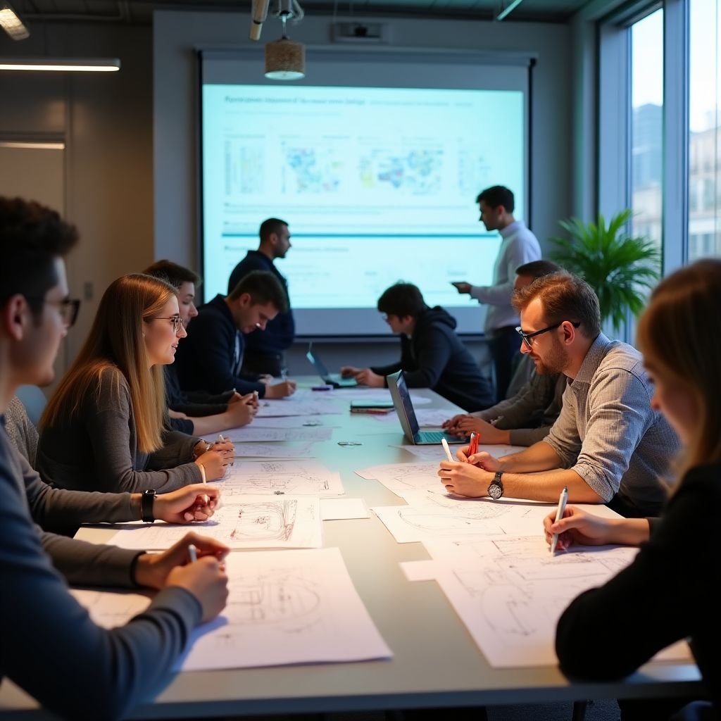 Taller de UX/UI Design con estudiantes
